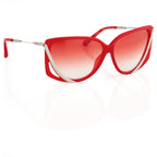 Prabal Gurung Sunglasses Rectangular Red