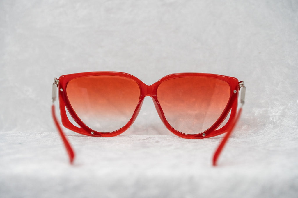 Prabal Gurung Sunglasses Rectangular Red