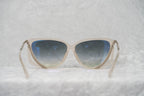 Prabal Gurung Sunglasses Rectangular White and Grey