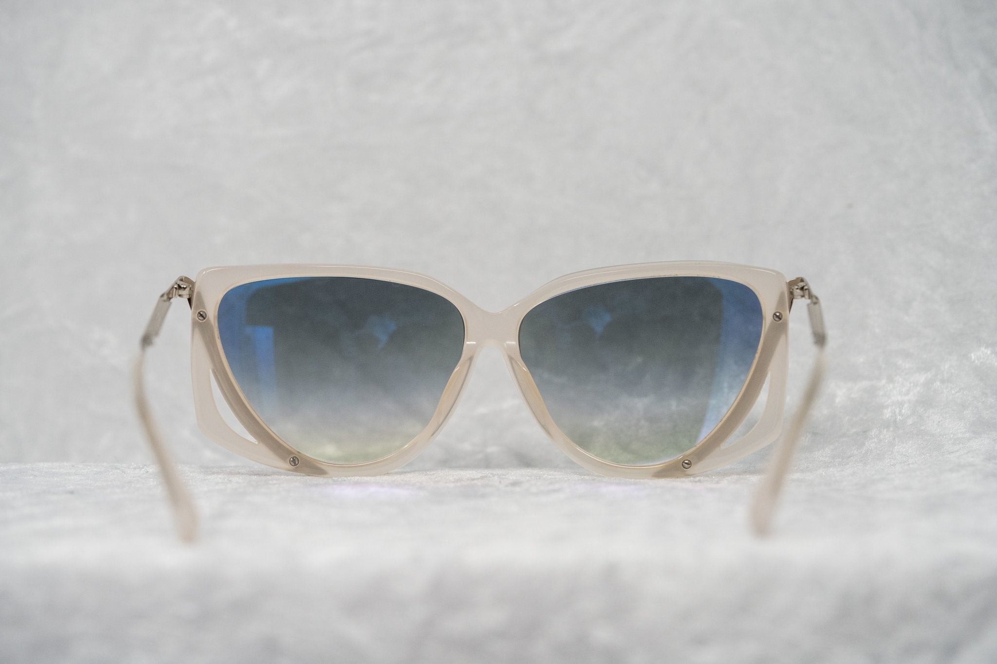 Prabal Gurung Sunglasses Rectangular White and Grey