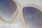 Prabal Gurung Sunglasses Rectangular White and Grey