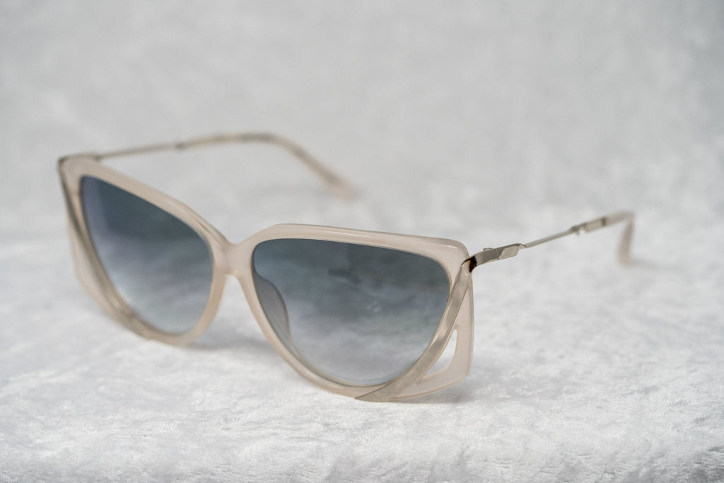 Prabal Gurung Sunglasses Rectangular White and Grey