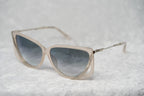 Prabal Gurung Sunglasses Rectangular White and Grey