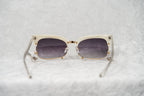 Prabal Gurung Sunglasses Rectangular White and Purple