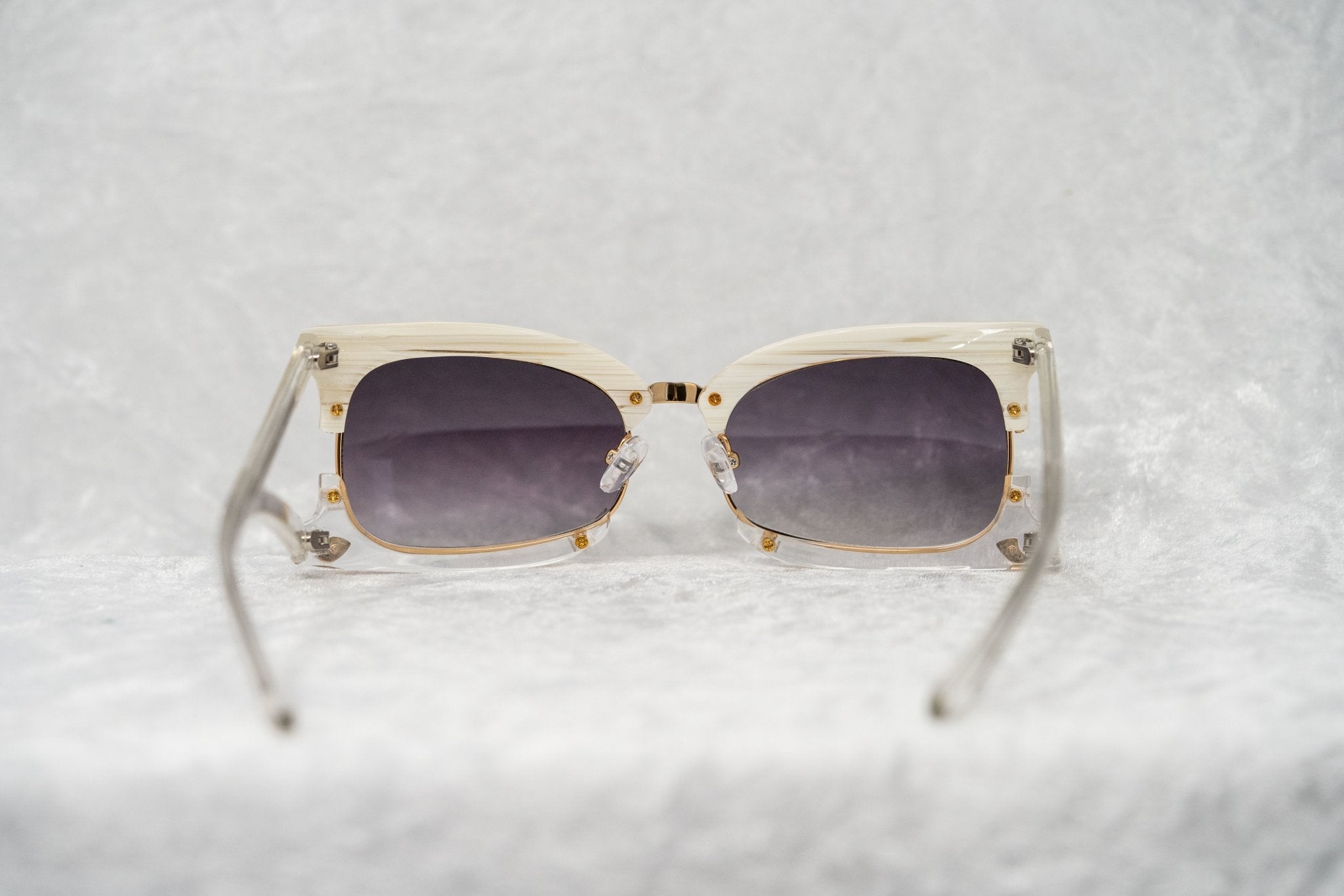 Prabal Gurung Sunglasses Rectangular White and Purple