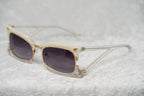 Prabal Gurung Sunglasses Rectangular White and Purple