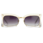 Prabal Gurung Sunglasses Rectangular White and Purple