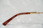 Prabal Gurung Sunglasses Rectangular Tortoise Shell and Grey
