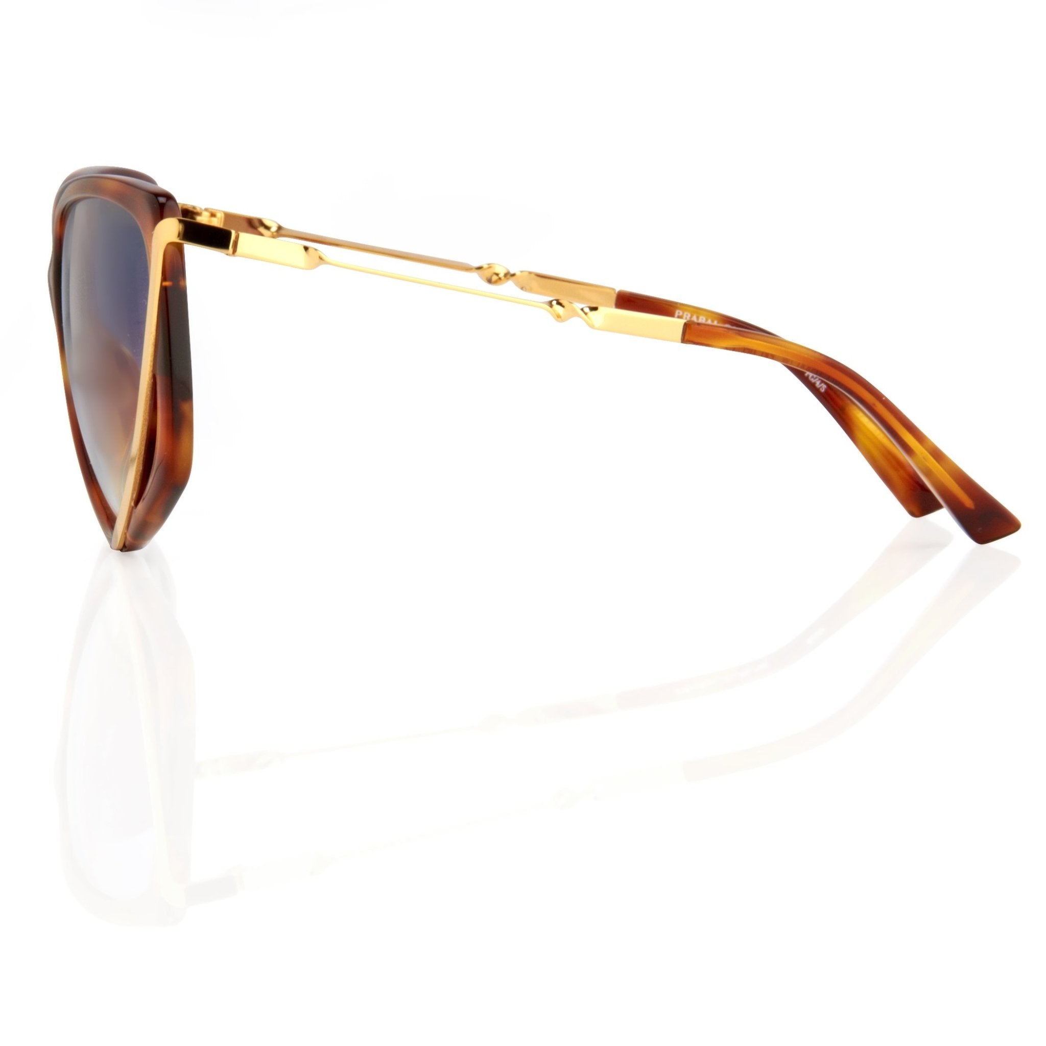 Prabal Gurung Sunglasses Rectangular Tortoise Shell and Grey