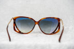 Prabal Gurung Sunglasses Rectangular Tortoise Shell and Grey