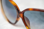 Prabal Gurung Sunglasses Rectangular Tortoise Shell and Grey