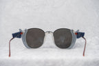 Prabal Gurung Sunglasses Round Black and Blue