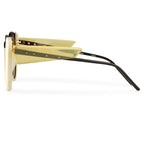 Prabal Gurung Sunglasses Round Ivory and Grey