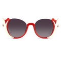 Prabal Gurung Ladies Sunglasses Round Crimson and Grey