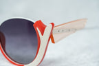 Prabal Gurung Ladies Sunglasses Round Crimson and Grey