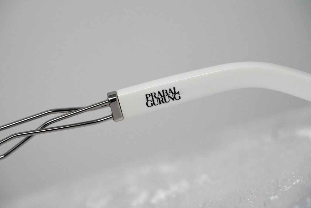 Prabal Gurung Sunglasses White and Grey
