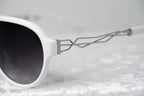 Prabal Gurung Sunglasses White and Grey