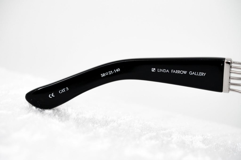 Prabal Gurung Sunglasses Rectangle Black and Grey