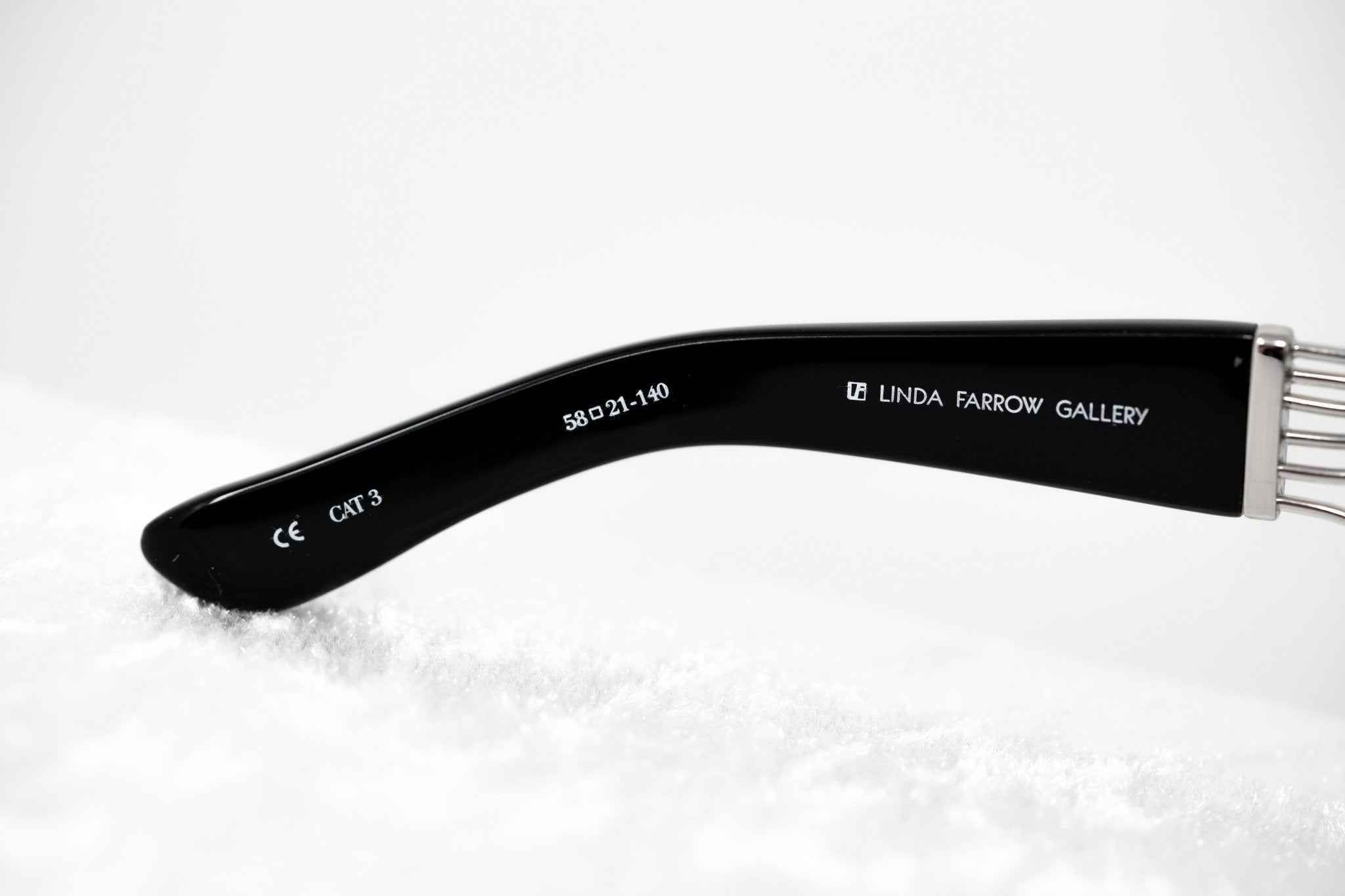 Prabal Gurung Sunglasses Rectangle Black and Grey