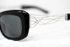 Prabal Gurung Sunglasses Rectangle Black and Grey