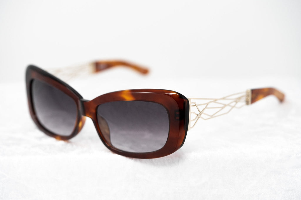 Prabal Gurung Sunglasses Rectangle Tortoise Shell and Grey
