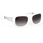 Prabal Gurung Sunglasses Rectangle White and Grey