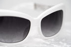 Prabal Gurung Sunglasses Rectangle White and Grey