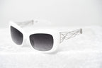 Prabal Gurung Sunglasses Rectangle White and Grey