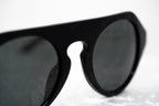 Prabal Gurung Sunglasses Round Black and Grey