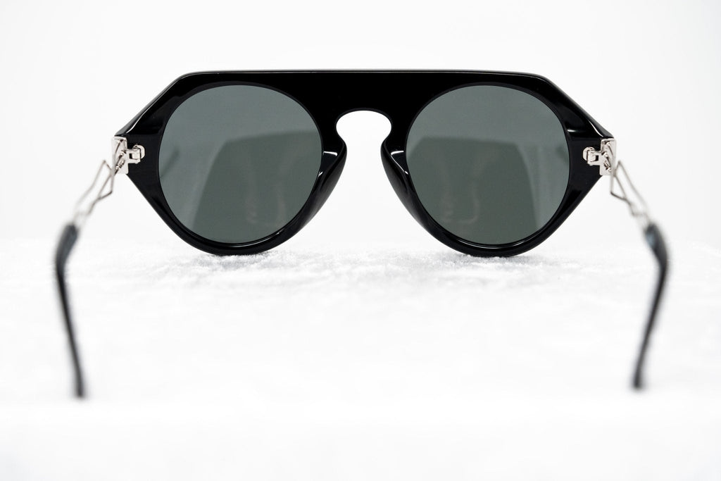 Prabal Gurung Sunglasses Round Black and Grey