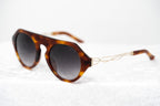 Prabal Gurung Sunglasses Round Tortoise Shell and Grey