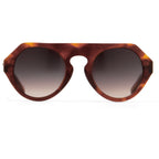 Prabal Gurung Sunglasses Round Tortoise Shell and Grey