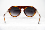 Prabal Gurung Sunglasses Round Tortoise Shell and Grey