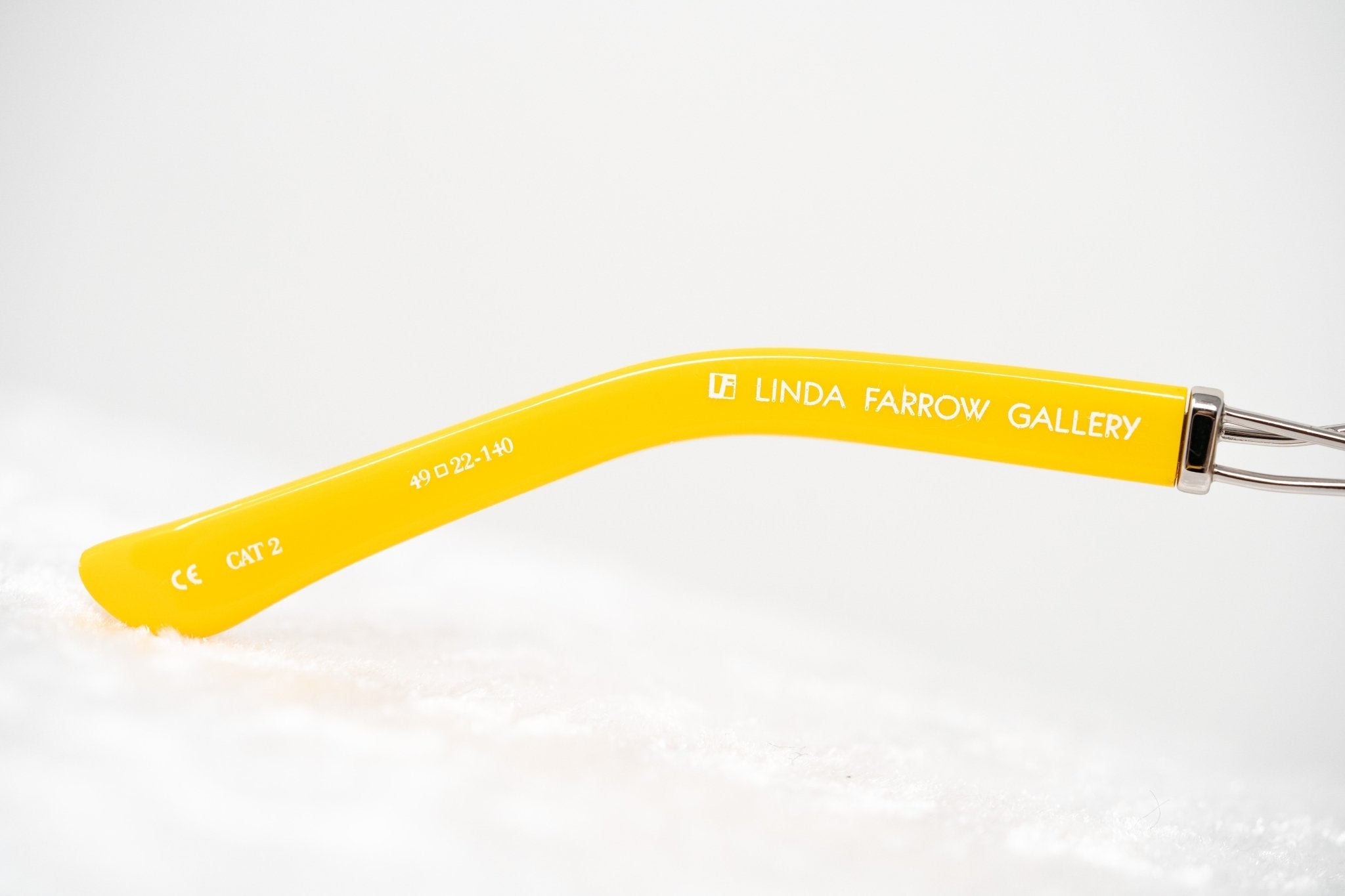 Prabal Gurung Sunglasses Round Yellow and Grey