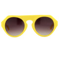 Prabal Gurung Sunglasses Round Yellow and Grey