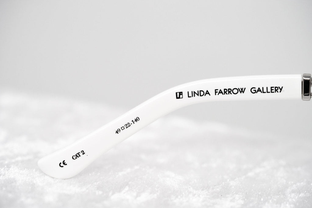 Prabal Gurung Sunglasses Round White and Grey