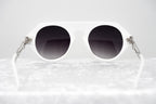 Prabal Gurung Sunglasses Round White and Grey