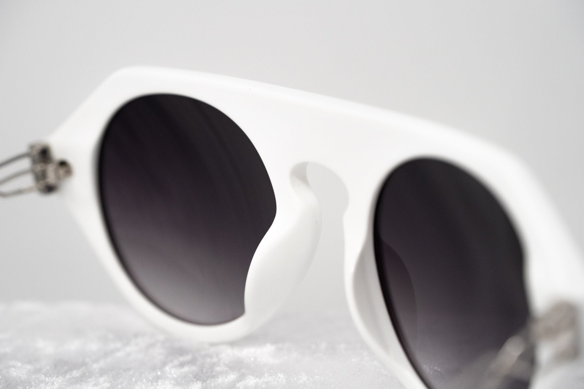Prabal Gurung Sunglasses Round White and Grey