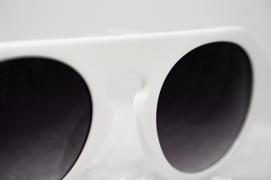 Prabal Gurung Sunglasses Round White and Grey