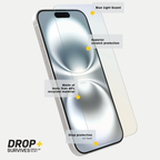 iPhone 16 Pro Max Premium Pro Glass Blue Light Screen Protector