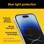iPhone 15 Pro Premium Pro Glass Blue Light Screen Protector