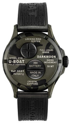 U-Boat Men’s Camouflage Watch 40mm Darkmoon Oil Immersion Grey