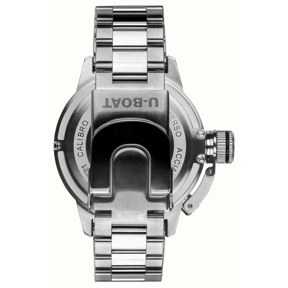 U-Boat Sommerso Ceramic Bordeaux/MT Men's Silver Watch