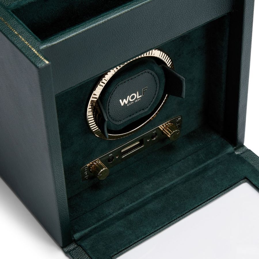 British Racing Single Watch Winder With Storage