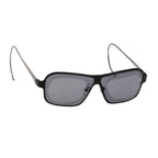 Raf Simons Sunglasses Size Extra Small Rectangular Black Silver and Grey