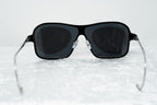 Raf Simons Sunglasses Size Extra Small Rectangular Black Silver and Grey