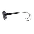Raf Simons Sunglasses Size Extra Small Rectangular Black and Grey