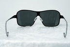 Raf Simons Sunglasses Size Extra Small Rectangular Black and Grey