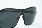 Raf Simons Sunglasses Size Extra Small Rectangular Black and Grey