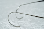 Raf Simons Sunglasses Size Extra Small Rectangular Silver and Grey